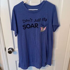 Blue Graphic T-Shirt with Dumbo Design